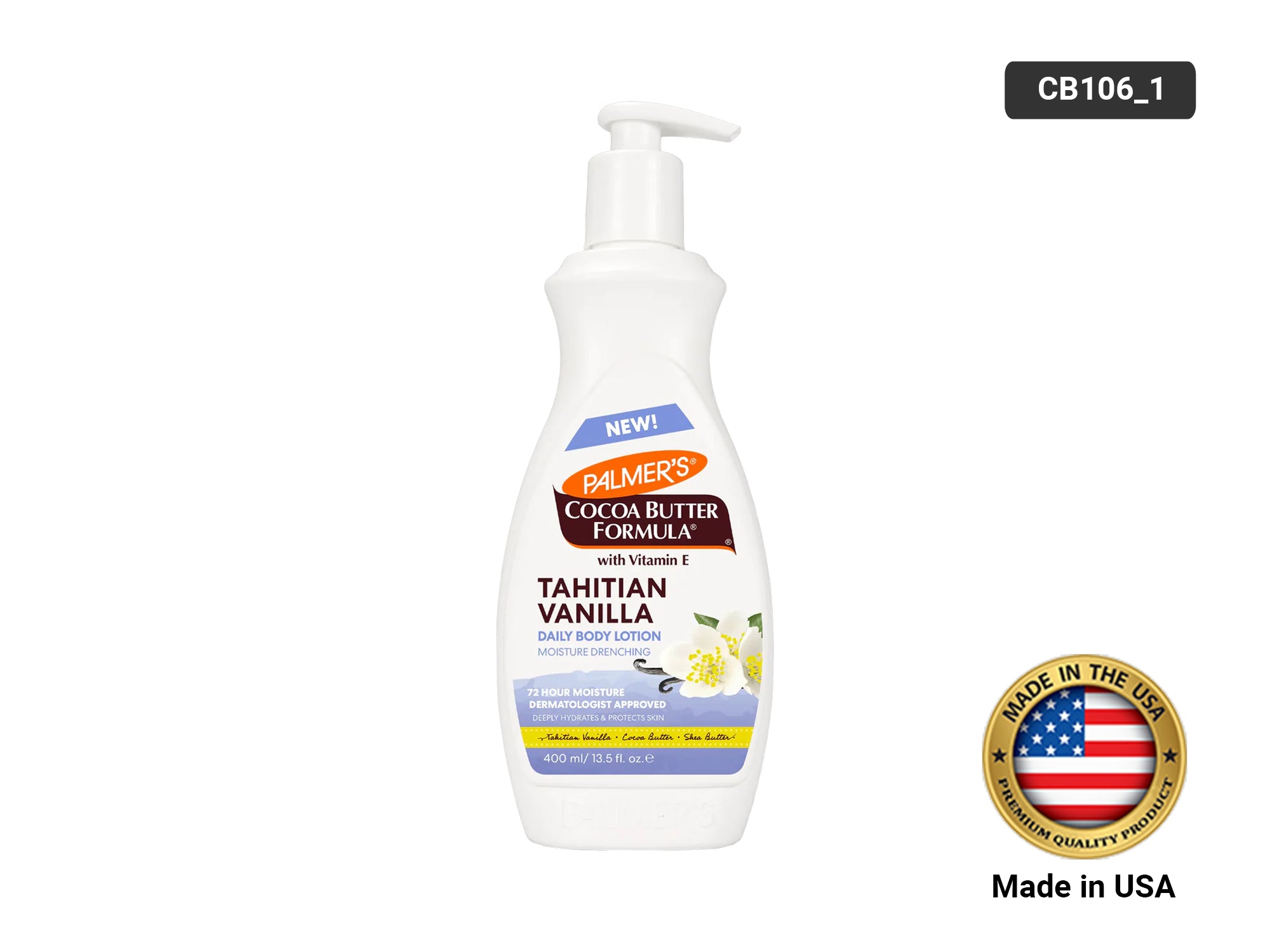 Palmes Cocoa Butter Formula Tahitian Vanilla Body Lotion 400ml in Sri Lanka